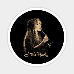 Stevie Nicks Vintage Rock Music Magnet